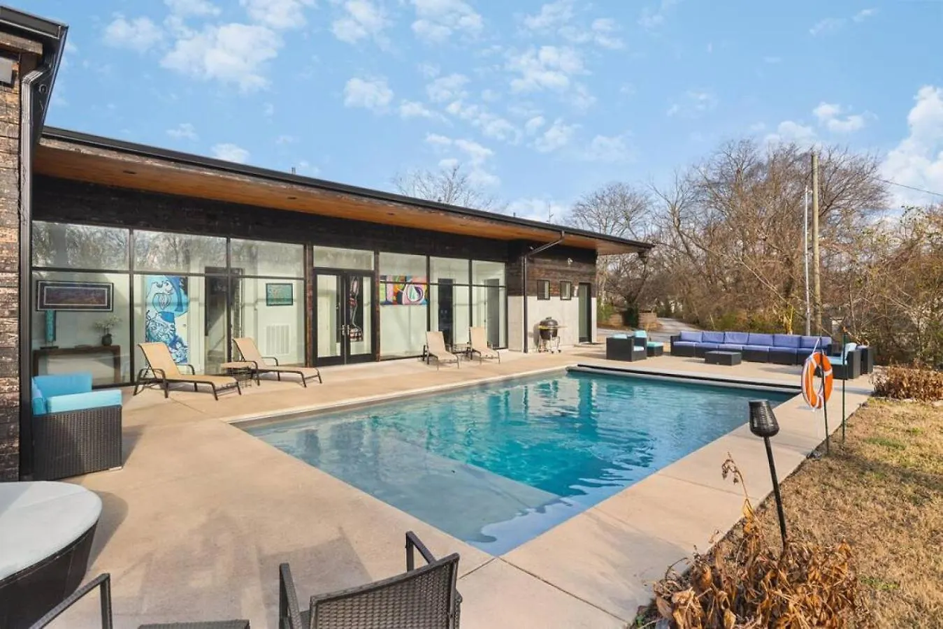 Villa Unique Modern Ranch W Year Round Pool And Hot Tub Nashville USA